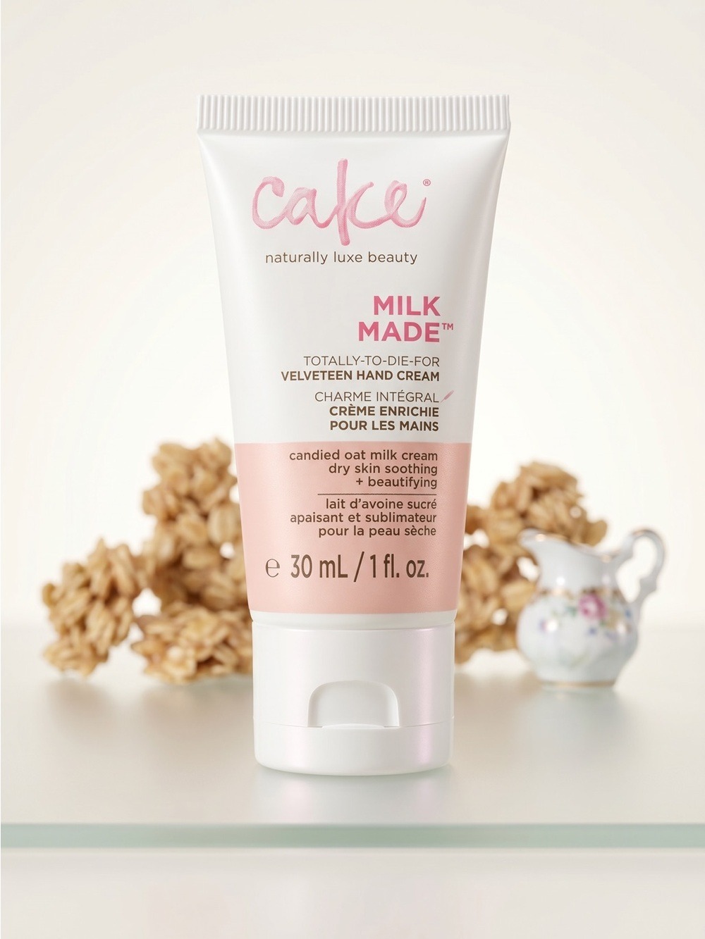 Cake Beauty Milk Made Velveteen Hand Cream Candied Oat Milk 1 oz